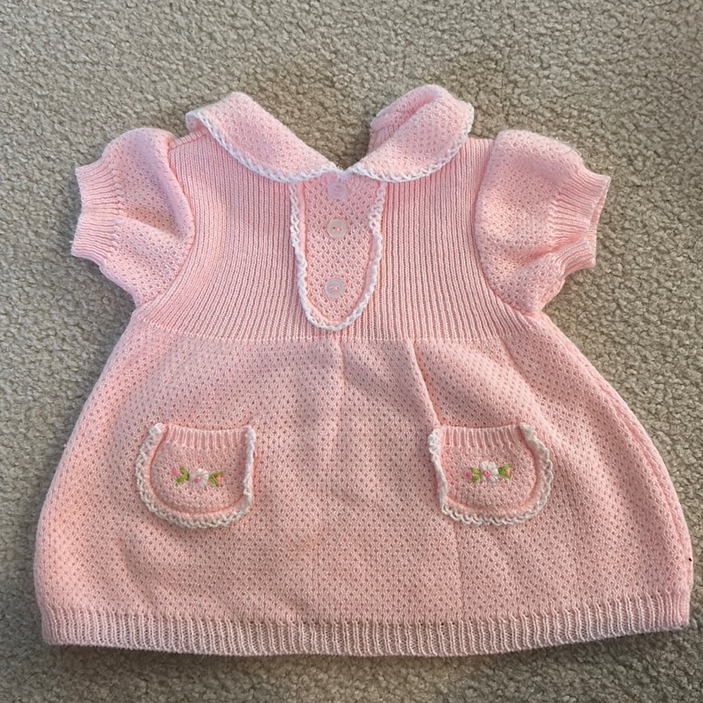 Precious pink baby dress
